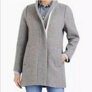 JCrew Grey City Coat Size 0
